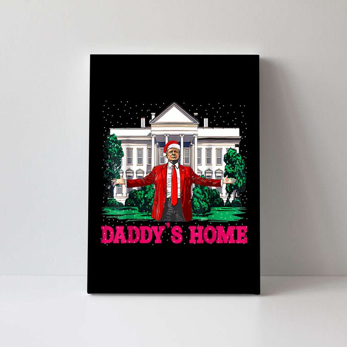 Trump 2024 Take America Back Daddys Home Christmas Canvas