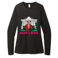 Trump 2024 Take America Back Daddys Home Christmas Womens CVC Long Sleeve Shirt