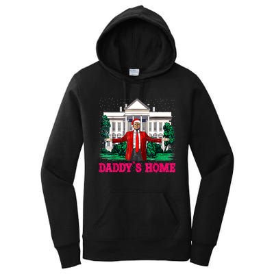 Trump 2024 Take America Back Daddys Home Christmas Women's Pullover Hoodie