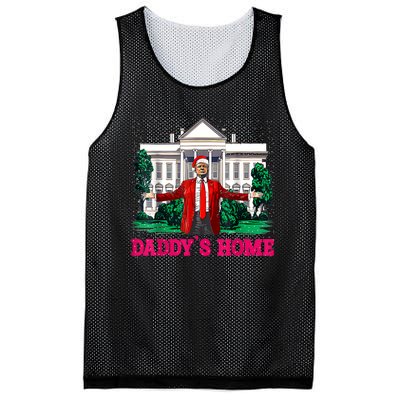 Trump 2024 Take America Back Daddys Home Christmas Mesh Reversible Basketball Jersey Tank