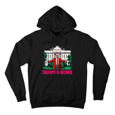 Trump 2024 Take America Back Daddys Home Christmas Tall Hoodie