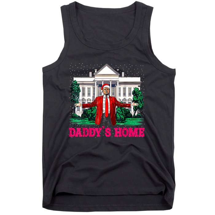 Trump 2024 Take America Back Daddys Home Christmas Tank Top