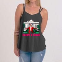 Trump 2024 Take America Back Daddys Home Christmas Women's Strappy Tank