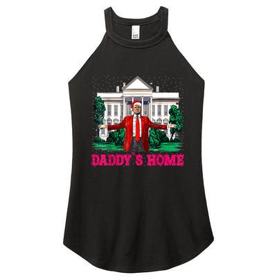 Trump 2024 Take America Back Daddys Home Christmas Women's Perfect Tri Rocker Tank