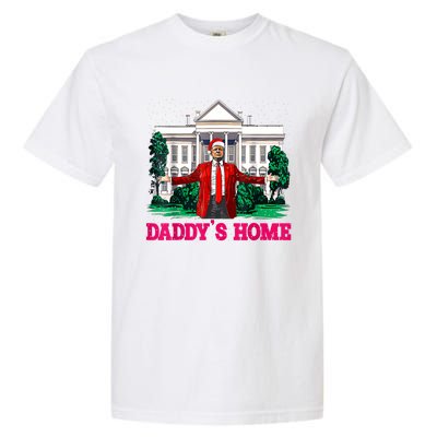 Trump 2024 Take America Back Daddys Home Christmas Garment-Dyed Heavyweight T-Shirt