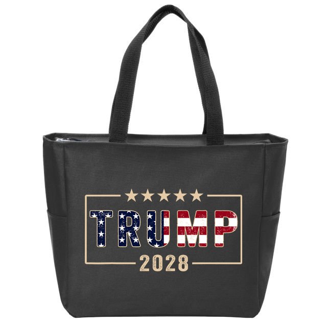 Trump 2028 Zip Tote Bag
