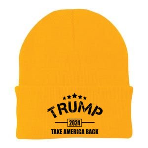 Trump 2024 Take America Back Election Knit Cap Winter Beanie