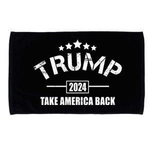 Trump 2024 Take America Back Election Microfiber Hand Towel