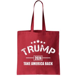 Trump 2024 Take America Back Election Tote Bag