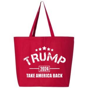 Trump 2024 Take America Back Election 25L Jumbo Tote