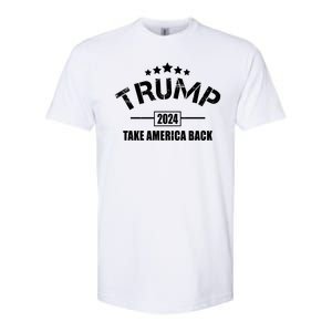 Trump 2024 Take America Back Election Softstyle CVC T-Shirt