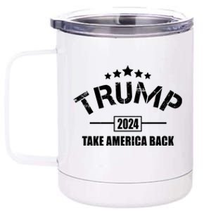 Trump 2024 Take America Back Election 12 oz Stainless Steel Tumbler Cup