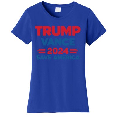 Trump 2024 Trump Vance 2024 Save America Cool Gift Women's T-Shirt