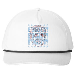 Trump 2024 Snapback Five-Panel Rope Hat