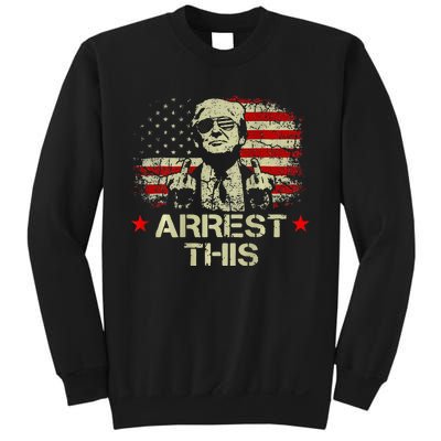 Trump 2024 Trump Arrest This Front On Back Sweatshirt