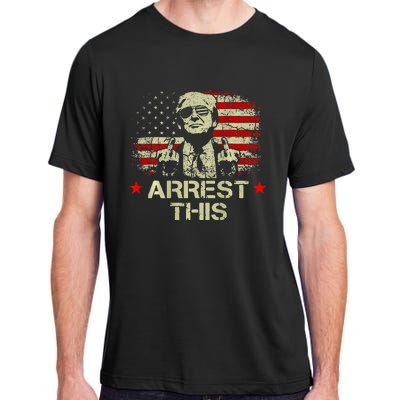 Trump 2024 Trump Arrest This Front On Back Adult ChromaSoft Performance T-Shirt