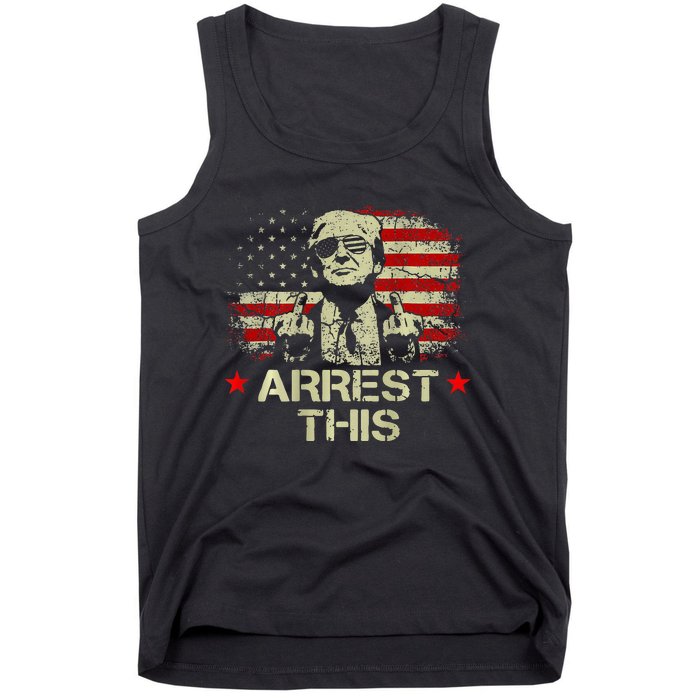 Trump 2024 Trump Arrest This Front On Back Tank Top