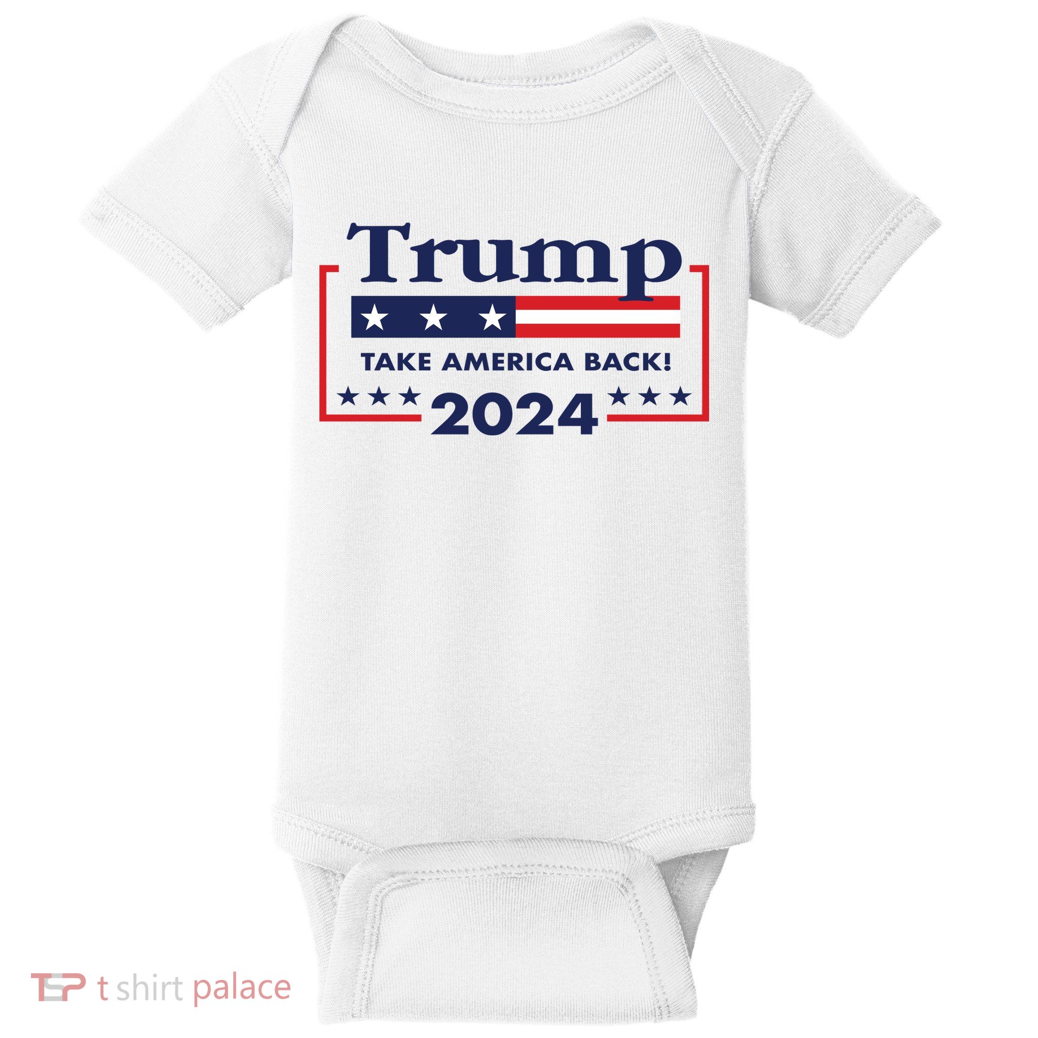 Trump 2024 Take America Back Baby Bodysuit
