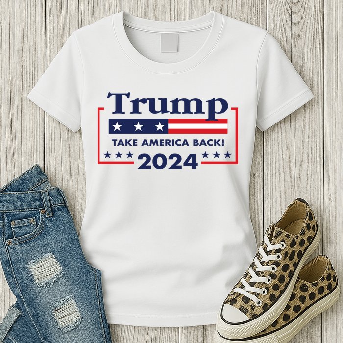 Trump 2024 Take America Back Womens T-Shirt
