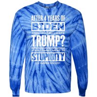 Trump 2024 Tie-Dye Long Sleeve Shirt