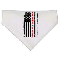 Trump 2024 Take America Back USA Flag USA-Made Doggie Bandana