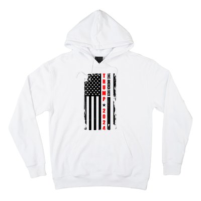 Trump 2024 Take America Back USA Flag Hoodie