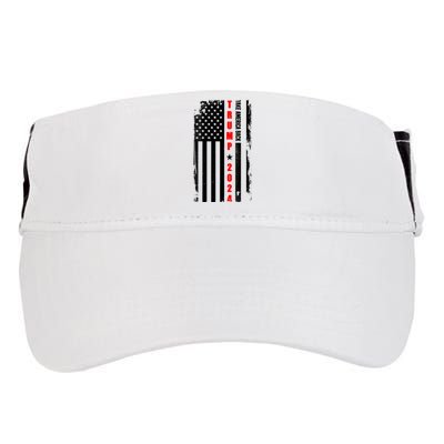 Trump 2024 Take America Back USA Flag Adult Drive Performance Visor