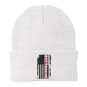 Trump 2024 Take America Back USA Flag Knit Cap Winter Beanie