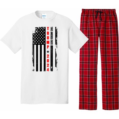 Trump 2024 Take America Back USA Flag Pajama Set