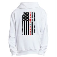 Trump 2024 Take America Back USA Flag Urban Pullover Hoodie