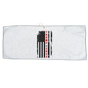 Trump 2024 Take America Back USA Flag Large Microfiber Waffle Golf Towel