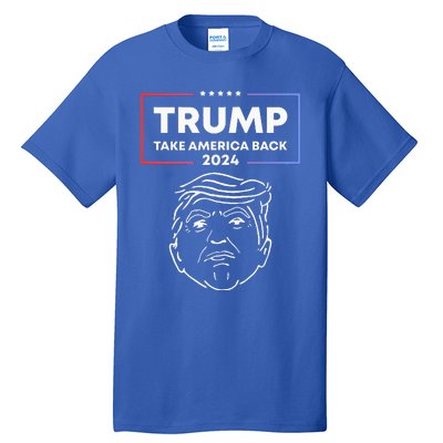 Trump 2024 Take America Back Election The Return Tall T-Shirt