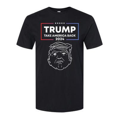 Trump 2024 Take America Back Election The Return Softstyle CVC T-Shirt