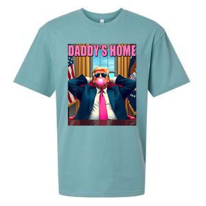 Trump 2024 Take America Back Daddys Home Sueded Cloud Jersey T-Shirt