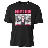 Trump 2024 Take America Back Daddys Home Christmas Cooling Performance Crew T-Shirt