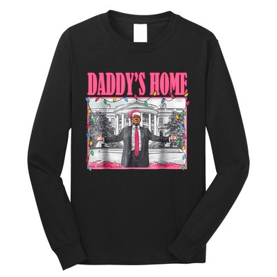 Trump 2024 Take America Back Daddys Home Christmas Long Sleeve Shirt