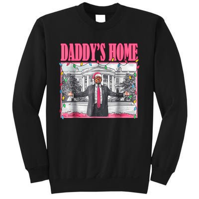 Trump 2024 Take America Back Daddys Home Christmas Sweatshirt