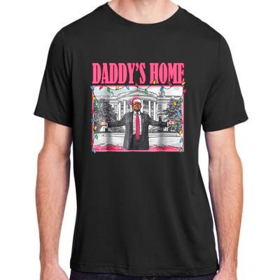 Trump 2024 Take America Back Daddys Home Christmas Adult ChromaSoft Performance T-Shirt