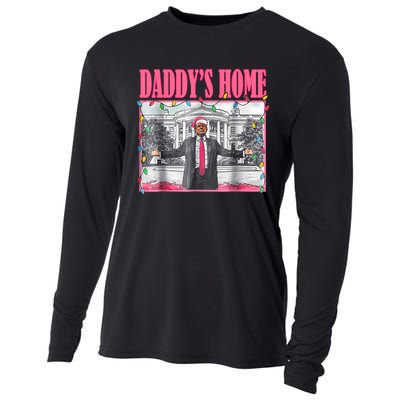 Trump 2024 Take America Back Daddys Home Christmas Cooling Performance Long Sleeve Crew