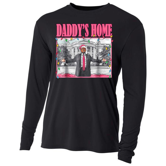 Trump 2024 Take America Back Daddys Home Christmas Cooling Performance Long Sleeve Crew