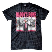 Trump 2024 Take America Back Daddys Home Christmas Tie-Dye T-Shirt