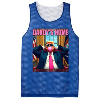 Trump 2024 Take America Back DaddyS Home Mesh Reversible Basketball Jersey Tank