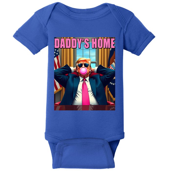 Trump 2024 Take America Back DaddyS Home Baby Bodysuit