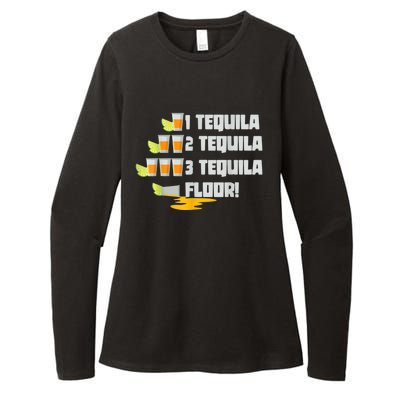 Tequila 2 Tequila 3 Tequila Floor Cinco De Mayo Womens CVC Long Sleeve Shirt