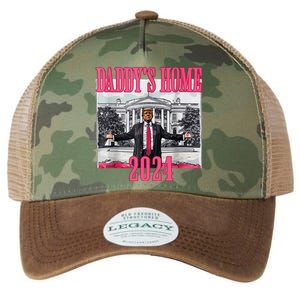 Trump 2024 Take America Back Daddys Home Trump 2024 Legacy Tie Dye Trucker Hat