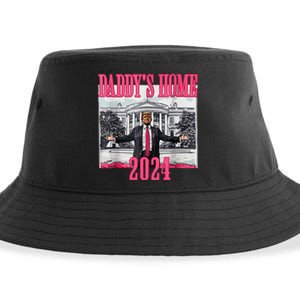 Trump 2024 Take America Back Daddys Home Trump 2024 Sustainable Bucket Hat