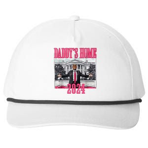 Trump 2024 Take America Back Daddys Home Trump 2024 Snapback Five-Panel Rope Hat