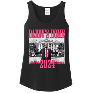 Trump 2024 Take America Back Daddys Home Trump 2024 Ladies Essential Tank