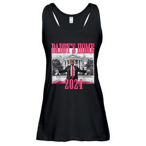 Trump 2024 Take America Back Daddys Home Trump 2024 Ladies Essential Flowy Tank