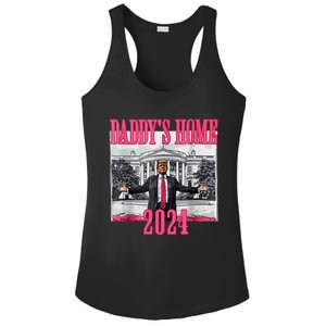 Trump 2024 Take America Back Daddys Home Trump 2024 Ladies PosiCharge Competitor Racerback Tank